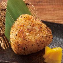 Grilled rice ball