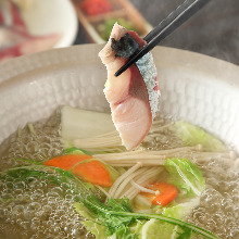 Seafood shabu-shabu