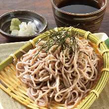 Chilled buckwheat noodles without broth