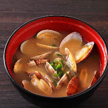 Manila clams miso soup