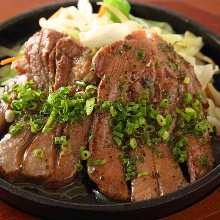 Grilled beef tongue