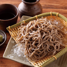 Chilled buckwheat noodles without broth