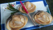 Grilled common orient clams