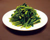 Stir-fried water spinach