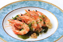 Oven grilled shrimp