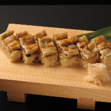 Rod-shaped sushi