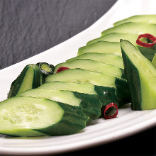 Pickled whole cucumber