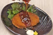 Minced meat cutlet