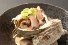 Grilled turban shell