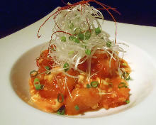 Stir-fried shrimp in chili sauce