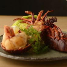 Spiny lobster Teppanyaki