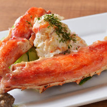 Red king crab teppanyaki
