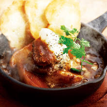 Simmered beef cheek