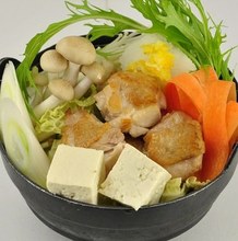 Grated daikon radish hotpot