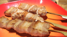 Grilled pork skewer