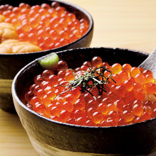 Salmon roe rice bowl