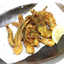 Fried squid legs