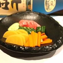 Assorted pickles