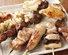 Assorted grilled skewers, 10 kinds