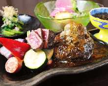 Wagyu beef steak set