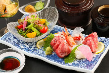 Sashimi meal set