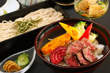 Soba meal set