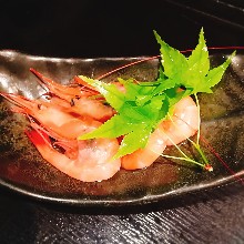 Shrimp preserved in liquor