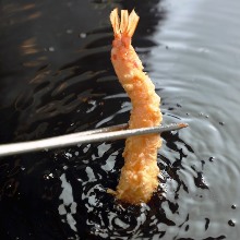 Japanese tiger prawn tempura