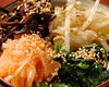 Namul (Korean seasoned vegetables or wild greens) Namul (Korean seasoned vegetables or wild greens)