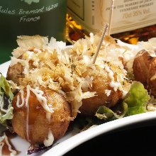 Takoyaki (octopus balls)