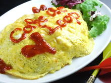 Rice omelet