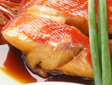 Simmered fish of the day meal set