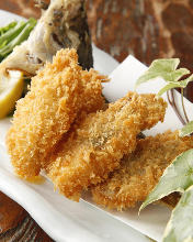 Deep-fried horse mackerel