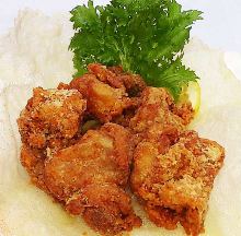 Deep-fried chicken (garlic flavor)