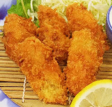 Deep-fried oysters Deep-fried oysters