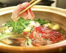 Splendid alfonsino shabu-shabu