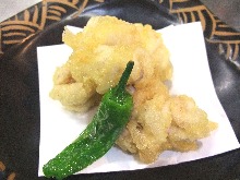 Milt tempura