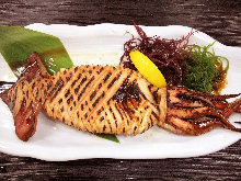 Grilled Whole Squid