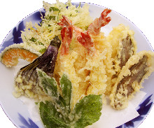 Assorted tempura