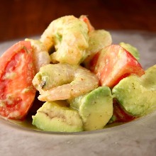 Shrimp and avocado salad