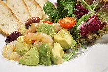 Shrimp and avocado salad