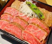 Miyazaki Beef Sirloin Rice Bowl Special Premium Beef Mabushi Set