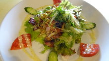 Mushroom and bacon salad