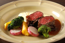 Roast beef steak