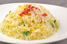 Fried rice with crab