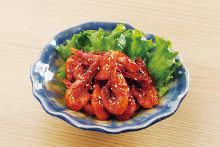 Fried prawns