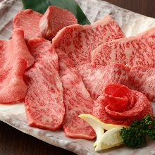 Assorted Wagyu beef