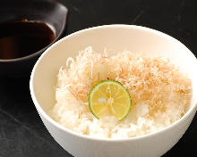 Nokke(raw salmon) Rice