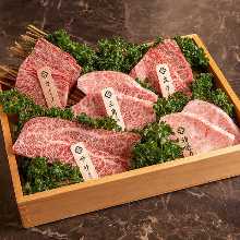 Assorted wagyu beef, 5 kinds