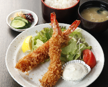 Deep-fried shrimp